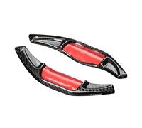 MUEOSI 2 pezzi estensioni del cambio al volante in fibra di carbonio for auto, for Toyota, Camry 2018-2020, for Corolla, 2019-2020, for RAV4, 2020 Leve del cambio al volante per auto(Schwarz)