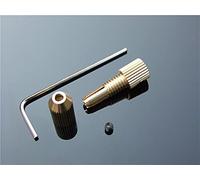 MUEOSI 2 pezzi in ottone for morsetto for albero motore, mandrino for micro punta da trapano, for modello RC fai da te Albero di trasmissione per imbarcazioni(2.3 3.17(2.5 3.17mm))