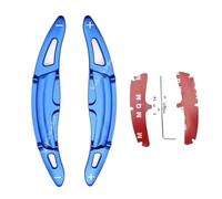 MUEOSI 2 pezzi Paddle Shift, for Porsche, 911, for Spyder 918, for Cayman 718, for PANAMERA, for MACAN, for CAYENNE, adesivi for cambio al volante dell'auto Leve del cambio al volante per auto(Blue)