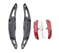 MUEOSI 2 pezzi Paddle Shift, for Porsche, 911, for Spyder 918, for Cayman 718, for PANAMERA, for MACAN, for CAYENNE, adesivi for cambio al volante dell'auto Leve del cambio al volante per auto(Schwarz