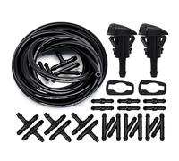 MUEOSI 2 pezzi ugello for getto lavavetri for tergicristallo anteriore, for Hyundai, Solaris 2010-2014 Verna Creta Veracruz ix55 ix35 ix25, for Kia, 98630 3J000 Ugello lavavetri(With Regulator)