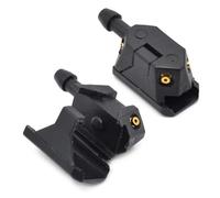 MUEOSI 2 pezzi universali for parabrezza for auto, lavavetri, spazzole for getti d'acqua, ugelli montati su braccio da 8 mm e 9 mm regolati a 4 vie Ugello lavavetri