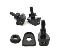 MUEOSI 2 Pz Auto Universale Anteriore Parabrezza Tergicristallo Ugello Jet Spruzzatore Kit Sprinkler Acqua Fan Beccuccio Copertura Rondella di Spruzzo Uscita di Regolazione Ugello lavavetri