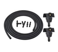 MUEOSI 2 pz/set ugello di spruzzo d'acqua for tergicristallo anteriore for parabrezza anteriore, for NISSAN, TIIDA SYLPHY, for X-TRAIL, Venucia D50 R50 tubo flessibile for tubi Ugello lavavetri(Nozzle