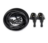 MUEOSI 2 ugelli a getto for ugelli lavavetri for tergicristallo anteriori, for Suzuki, for Swift, MK2 SX4 MK1 Grand Vitara 1998-2005 Escudo Aerio JIMNY Ugello lavavetri(Nozzle and 2m Hose)