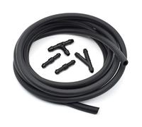 MUEOSI 2m 3.5mm Universale Parabrezza Rondella Ugello Tubo Tubo Tubo Finestra Anteriore Faro Pompa Jet Parti di Auto Con Connettore TY Dritto Ugello lavavetri