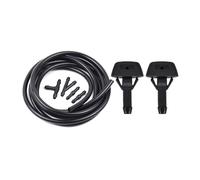 MUEOSI 2x Tubo flessibile for getto di spruzzo for ugello lavavetri for tergicristallo anteriore, for VOLVO, C30 V40 S40 V50 C70 S70 S80 XC70 XC90 30655605 7845009 Ugello lavavetri(Nozzle and 2m Hose)