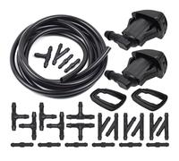 MUEOSI 2x Tubo flessibile for ugelli for tergicristalli for tergicristallo for auto, for TOYOTA, E120, for Corolla, Camry Sienna Avensis T25 Corsa XV30 Hilux 85381AE020 Ugello lavavetri(With Regulator