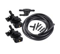 MUEOSI 2x ugelli a spruzzo for lavavetri for tergicristallo anteriore, for TOYOTA, for Corolla, Altis Camry Auris Highlander Matrix 4Runner Avensis, for Lexus, Ugello lavavetri(Valve and 2m Hose)