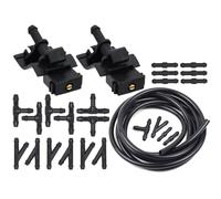 MUEOSI 2x ugelli a spruzzo for lavavetri for tergicristallo anteriore, for TOYOTA, for Corolla, Altis Camry Auris Highlander Matrix 4Runner Avensis, for Lexus, Ugello lavavetri(With Regulator)