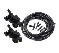 MUEOSI 2x ugelli a spruzzo for lavavetri for tergicristallo anteriore, for TOYOTA, for Corolla, Altis Camry Auris Highlander Matrix 4Runner Avensis, for Lexus, Ugello lavavetri(Nozzle and 2m Hose)