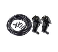 MUEOSI 2x Ugelli for lavacristallo anteriore, for TOYOTA, Prius, for Corolla, Verso AR10 Highlander, for Hyundai, Tucson MK1, for Kia, Sportage MK2 Spectra Ugello lavavetri(Nozzle and 2m Hose)