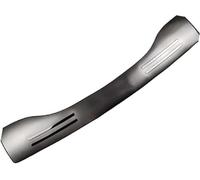 MUEOSI Accessori for piastra in acciaio inossidabile for protezione paraurti posteriore, for Peugeot, 508 2011 2012 2013 2014 2015 2016 2017 Protezione paraurti posteriore in gomma(BLACK 2)