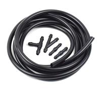 MUEOSI Auto universale a 4 vie regolata montata su ugelli for getti d'acqua spray for tergicristallo con braccio da 8/9 mm con tubo della pompa Ugello lavavetri(2m 3.5mm Hose)