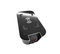 MUEOSI Caricabatterie wireless QI for auto da 15 W, ricarica rapida for cellulare tramite USB, for VOLVO, XC60 S60 V60 C60 XC90 S90 V90 2018 2019 2020 Accessori Caricabatterie wireless(For V60 C60)