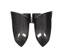 MUEOSI Copertura per specchietto laterale in vera fibra di carbonio per BMW serie 2 3 GT 4 5 X3 X4 X5 X6 F45 F30 F10 F25 F26 F15 F16 2012 - 2018 Coperchio specchietto retrovisore (S