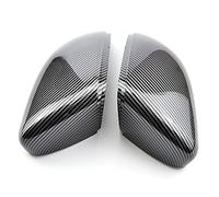 MUEOSI Copertura per specchietto laterale per VW, for Golf, 6 MK6 GTI 6 R20, for Golf, 6 R, for Touran Coperchio specchietto retrovisore (Carbon Look Black)