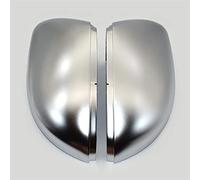 MUEOSI Copertura per specchietto laterale per VW, for Golf, 6 MK6, per Touran, copertura per specchietto retrovisore opaca argento Tappo per specchietto retrovisore