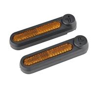 MUEOSI Copertura riflettente, for Ninebot, F2 KickScooter F2 Plus F2 Pro Scooter elettrico Protezione ruota posteriore Guscio riflettente strisce riflettenti(1 left 1 right)