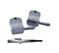 MUEOSI Erick's Wiper 2 pezzi/set getto di spruzzo universale for ugelli for lavatrice, for VW, LT Crafter montato sul braccio del tergicristallo ugelli da 12 mm/8 mm di larghezza 3 getti Ugello lavave
