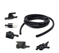 MUEOSI Erick's Wiper 9 pezzi ugelli lavavetri for parabrezza anteriore getti 4 vie valvola di ritegno tubo flessibile, for Renault, Espace 3 Avantime Enviro Ugello lavavetri