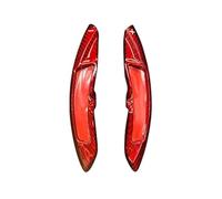 MUEOSI Estensione aggiuntiva for cambio al volante in fibra di carbonio for Porsche, for PANAMERA, for MACAN, for CAYENNE, 718 918 911 Nero/Rosso Leve del cambio al volante per auto(Rot)