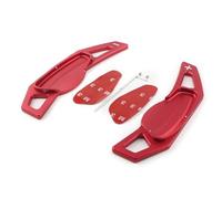 MUEOSI Estensione al volante dell'auto, for Mercedes-Benz, Smart, Fortwo W451 2007-2014 e Forfour W453 2015 2016 2017 Leve del cambio al volante per auto(BLACK Red)
