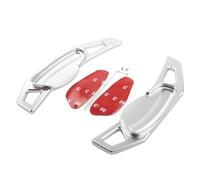 MUEOSI Estensione al volante dell'auto, for Mercedes-Benz, Smart, Fortwo W451 2007-2014 e Forfour W453 2015 2016 2017 Leve del cambio al volante per auto(BLACK Silver)