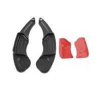 MUEOSI Estensione del cambio al volante in alluminio for auto, Ford, Fusion, for Mondeo, Edge Taurus, for Lincoln, MKC MKX MKZ MKS MKT Leve del cambio al volante per auto(Schwarz)