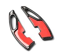 MUEOSI Estensione del cambio in vera fibra di carbonio for volante dell'auto 2X, for Lexus, è la serie NX RX GS Leve del cambio al volante per auto(Schwarz)