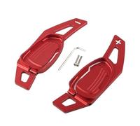 MUEOSI Estensione for cambio diretto al volante dell'auto, for, A5 S5 SQ5 2016 Accessori for lo styling dell'auto in alluminio Leve del cambio al volante per auto(Rot)