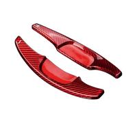 MUEOSI Fibra di carbonio, for Mazda, 3 2020 2021 Estensione del volante dell'auto Paddle Shifter Leve del cambio al volante per auto(Rot)