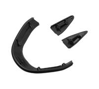 MUEOSI Fissaggio pedale anteriore e posteriore for monopattino elettrico, for Segway, for Ninebot, parti di copertura ABS for pedale KickScooter G30/G30D strisce riflettenti(1 Set)