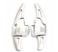 MUEOSI For Ford, for Focus, 4 ST ST-Line, for Wagon, for Ecosport, Bronco Sport Escape, for Fiesta, Estensione del cambio al volante dell'auto Leve del cambio al volante per auto(Silver)