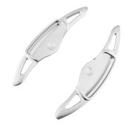 MUEOSI For Hyundai, I30 SR SW PD 2019, for Veloster JS 2021, for Ioniq, for Kona, for auto elettriche, adesivi for estensione cambio al volante Leve del cambio al volante per auto(Silver)