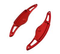 MUEOSI For Hyundai, I30 SR SW PD 2019, for Veloster JS 2021, for Ioniq, for Kona, for auto elettriche, adesivi for estensione cambio al volante Leve del cambio al volante per auto(Rot)