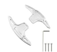 MUEOSI For Kia, E-NIRO, for NIRO DE EV PHEV S Sport 2019 2020 2021 2022 Palette del cambio al volante dell'auto Adesivo di estensione del cambio Stile Leve del cambio al volante per auto(Silver)
