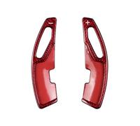 MUEOSI For Lexus, 2015-2020 è NX RC F, for Sport, for Fsport NX200t IS250 RC300 Adesivi for estensione del cambio al volante dell'auto in fibra di carbonio Leve del cambio al volante per auto(Rot)