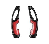 MUEOSI, for Lexus, 2016 2017 2018 2019 2020 2021 RX300 LX570 GS450h F Sport Volante in fibra di carbonio for auto Paddle Shifter Estendi adesivo Leve del cambio al volante per auto(BLACK Black)