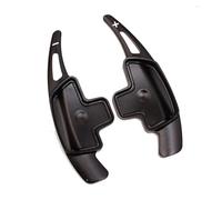 MUEOSI, for Mercedes-Benz, for ABCE Classe GLE W176 W205 W246 C117 W218 Estensione del cambio al volante for auto in alluminio 2 pezzi Leve del cambio al volante per auto(BLACK Black)