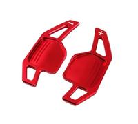 MUEOSI For Skoda, for Superb Combi, for Elegance 3T, for Fabia, for Octavia, MK2 A5 1Z Combi RS Adesivi for volante estensibile for cambio automatico Leve del cambio al volante per auto(Rot)