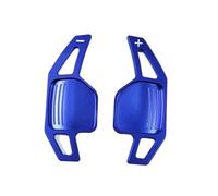 MUEOSI For Skoda, for Superb Combi, for Elegance 3T, for Fabia, for Octavia, MK2 A5 1Z Combi RS Adesivi for volante estensibile for cambio automatico Leve del cambio al volante per auto(Blue)