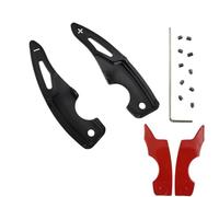 MUEOSI For Subaru, BRZ S ZC6 ZD8 TS Limited Type-RS, for Toyota, 86 GTS GR Sport 2017+ Adesivi for estensori del cambio al volante dell'auto Leve del cambio al volante per auto(Schwarz)