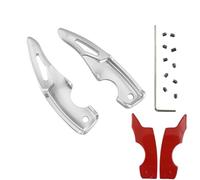MUEOSI For Subaru, BRZ S ZC6 ZD8 TS Limited Type-RS, for Toyota, 86 GTS GR Sport 2017+ Adesivi for estensori del cambio al volante dell'auto Leve del cambio al volante per auto(Silver)