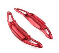 MUEOSI For Toyota, Camry 2018 2019 2020 Auto Cambio Paddle Volante Cambio Diretto Cambio Modificato Paddle Copertura Adesivo Alluminio Leve del cambio al volante per auto(Rot)