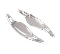 MUEOSI, for Toyota, Supra 2019 2020 2021 A90 A91 2.0 3.0 Premium Launch Edition GR Paddle del cambio al volante dell'auto Leve del cambio al volante per auto(BLACK Silver)