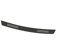 MUEOSI For VW, Golf, POLO, Passat, Touran, Jetta, protezione paraurti posteriore for bagagliaio auto, adesivo in fibra di carbonio Protezione paraurti posteriore in gomma(Schwarz)