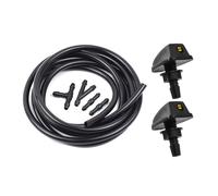 MUEOSI Kit connettore tubo flessibile spruzzatore a getto ugello tergicristallo anteriore universale for auto for auto Regolazione uscita rondella beccuccio ventola acqua nebulizzata Ugello lavavetri(