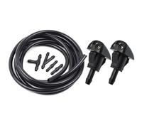 MUEOSI Kit tubo flessibile for getto di spruzzo, ugello tergicristallo anteriore for auto, for Hyundai, Elantra, Sonata, Kia, Amanti Optima, Sorento 98630YY000 Ugello lavavetri(Nozzle and 2m Hose)