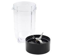 MUEOSI Lama a croce di ricambio + set di tazze da 16 once, for Magic Bullet, parti di ricambio compatibili con frullatore MB1001 da 250 W Sostituzione della lama del frullatore